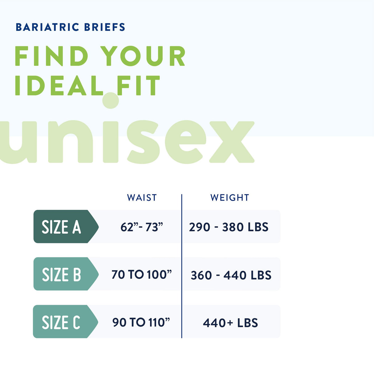 Unisex Adult Incontinence Brief Prevail® Bariatric Bariatric Size C Disposable Heavy Absorbency - BeHope