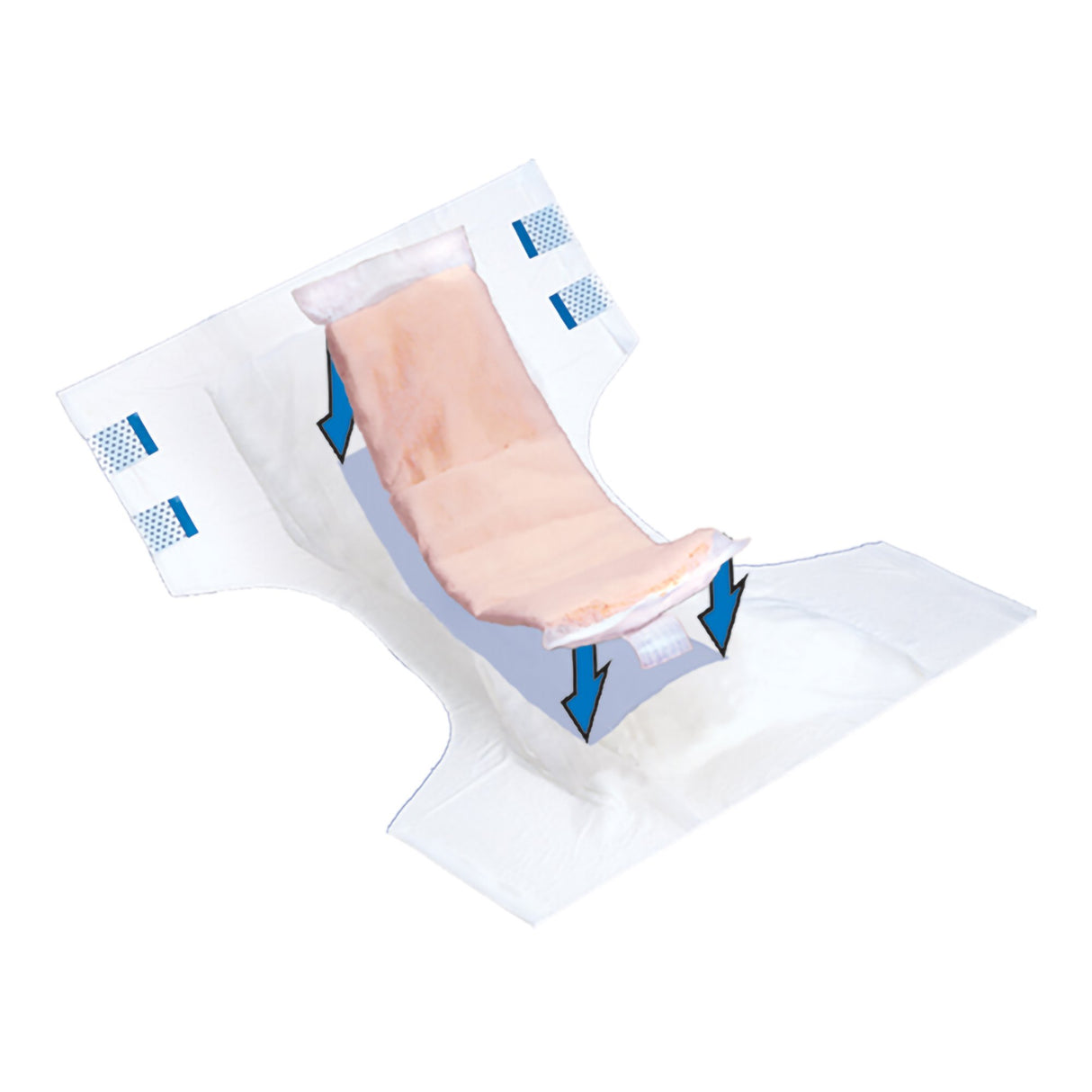 Booster Pad Tranquility TopLiner 2-3/4 X 10-1/2 Inch Heavy Absorbency Super Absorbent Core Mini - BeHope