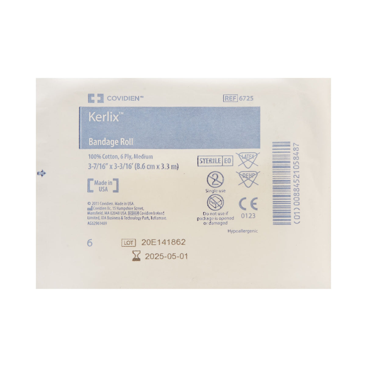 Fluff Bandage Roll Kerlix™ 3-4/10 Inch X 3-6/10 Yard 6-Ply Sterile 1 per Pouch - BeHope