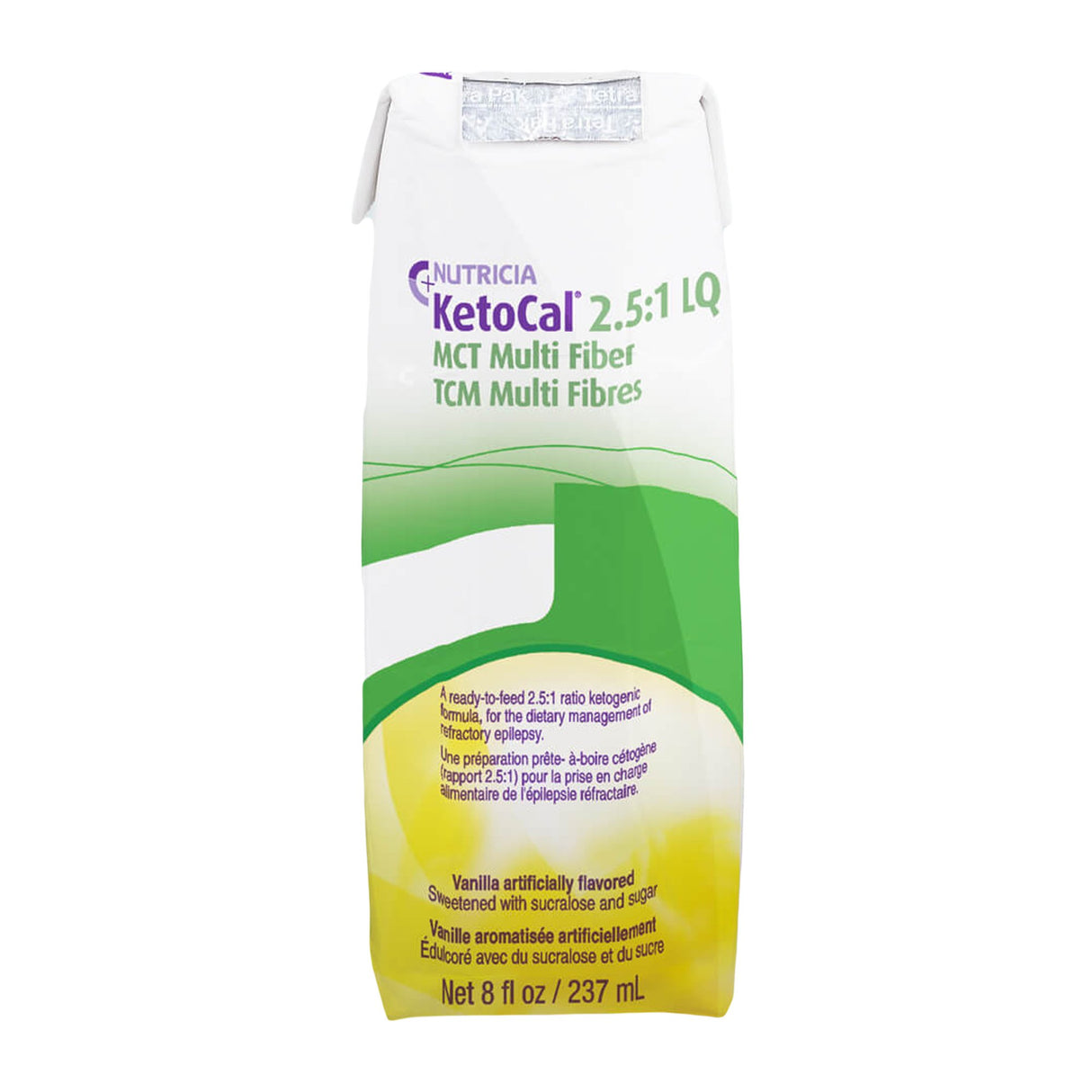 Oral Supplement KetoCal® 2.5:1 LQ Vanilla Flavor Liquid 8 oz. Carton - BeHope