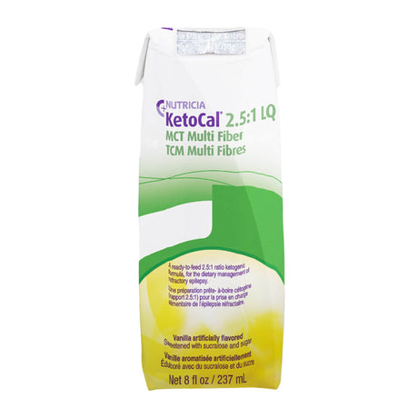 Oral Supplement KetoCal® 2.5:1 LQ Vanilla Flavor Liquid 8 oz. Carton - BeHope