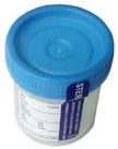 Specimen Container DuoClick™ 53 mm Opening 90 mL (3 oz.) Screw Cap Patient Information Sterile - BeHope