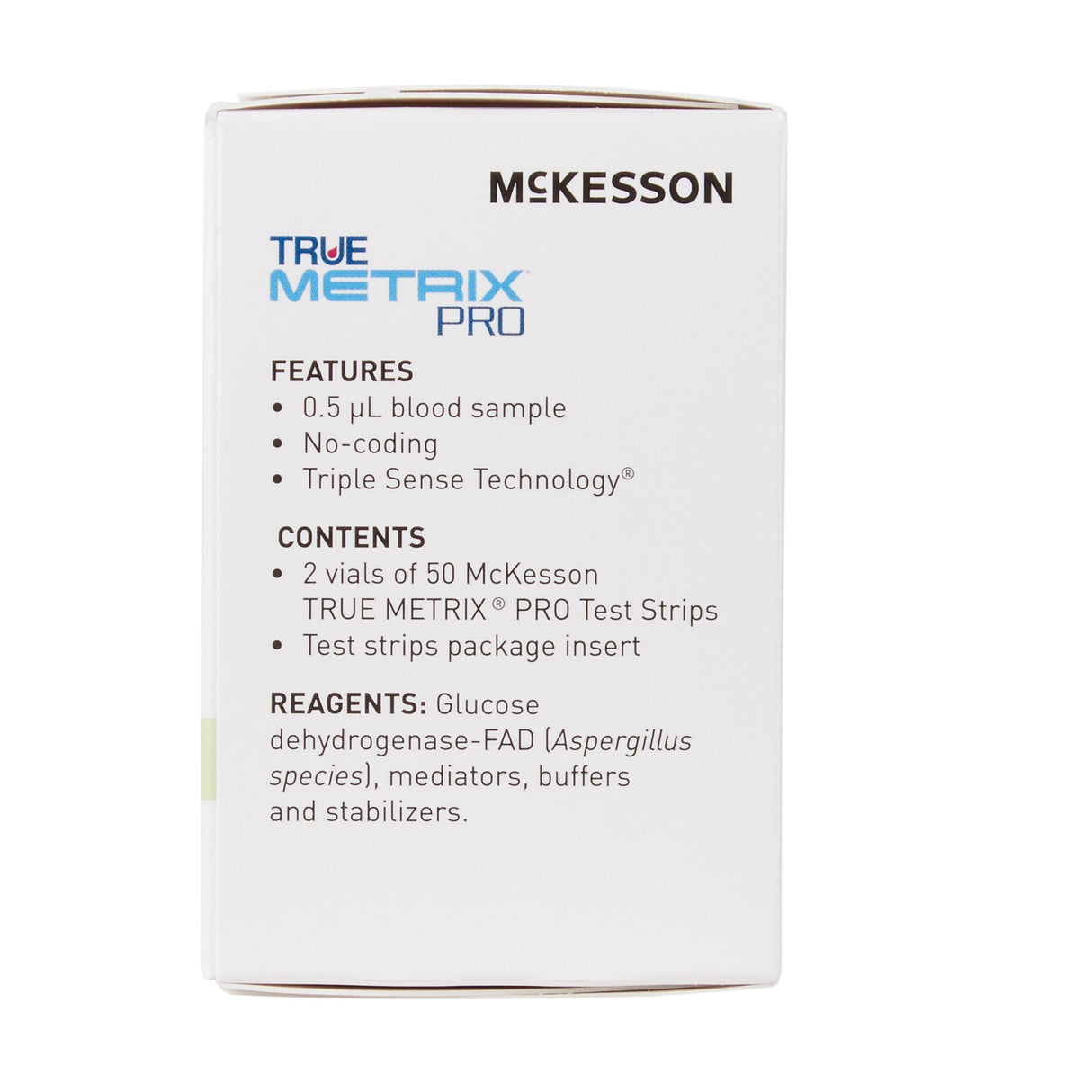 Blood Glucose Test Strips McKesson TRUE METRIX® PRO 100 Strips per Pack - BeHope