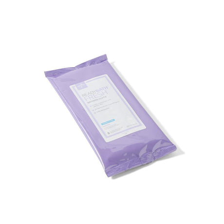 Rinse-Free Bath Wipe ReadyBath Fresh Soft Pack Unscented 8 Count