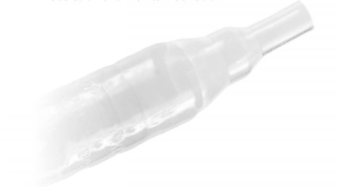 Male External Catheter Natural Non-Adhesive Reusable Strap Silicone X-Large
