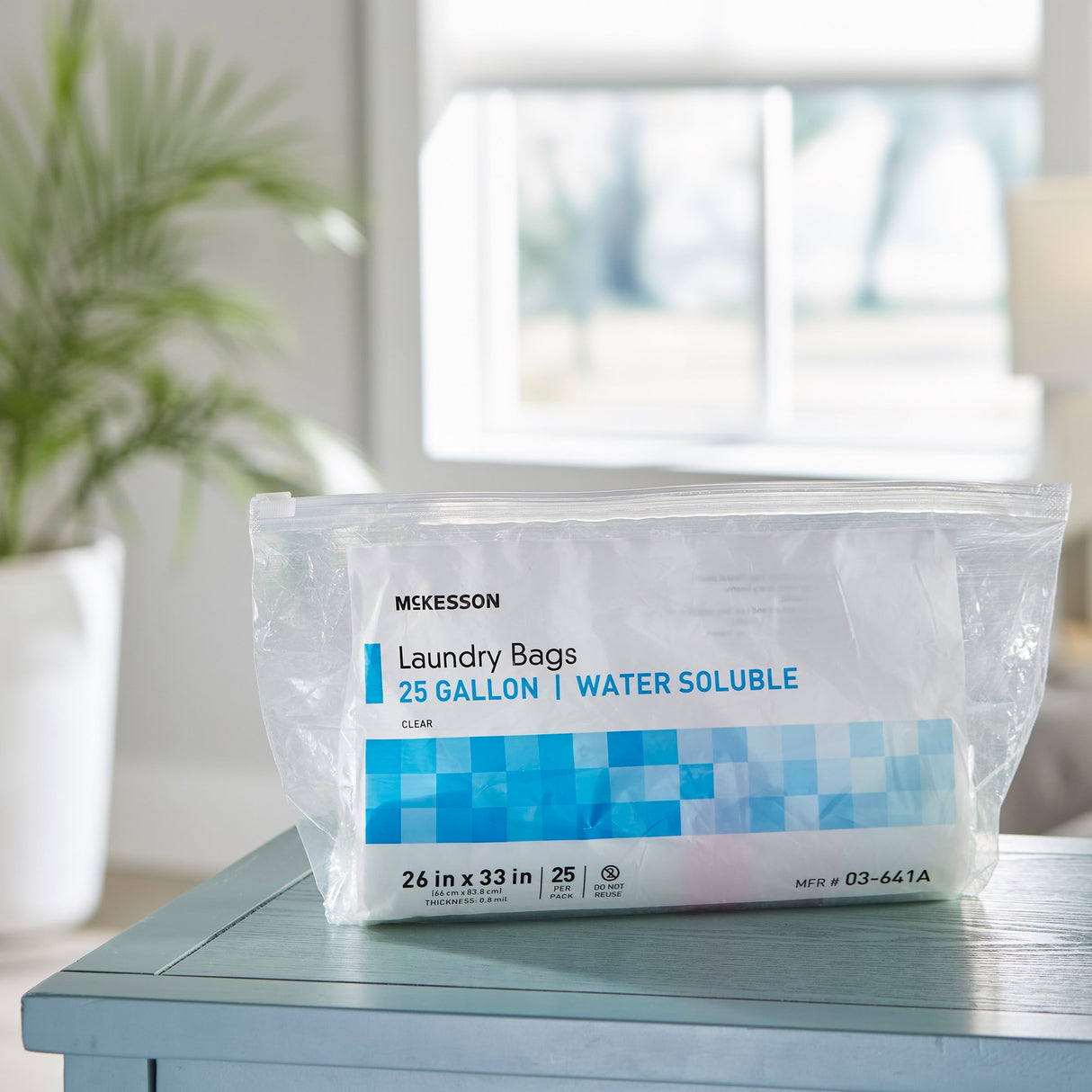Laundry Bag McKesson Water Soluble 20 to 25 gal. Capacity 26 X 33 Inch