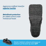 Post-Op Shoe MedSurg™ X-Large Male Black - BeHope