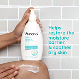 Hand and Body Moisturizer Aveeno® Calm + Restore Oat Replenishing Lotion 12 oz. Pump Bottle Unscented Lotion - BeHope