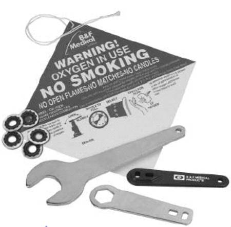 Durable Cylinder Wrench for Oxygen Delivery Systems - BeHope