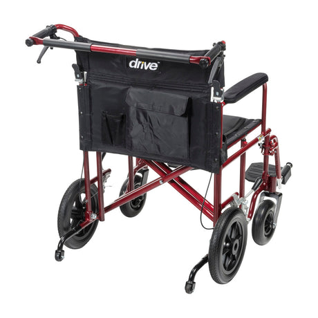 22" Bariatric Aluminum Transport Chair - BeHope