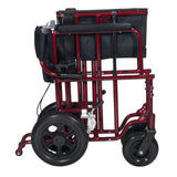 22" Bariatric Aluminum Transport Chair - BeHope