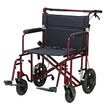 22" Bariatric Aluminum Transport Chair - BeHope