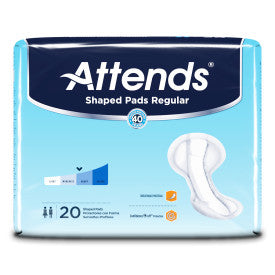 Attends Shaped Pads - Bag Of 80, Default Title