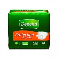 Depend Disposable Adult Incontinence Protection Briefs
