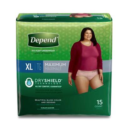 Depend Fresh Protection Incontinence Underwear For Women - BeHope