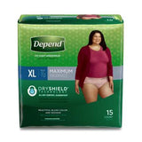 Depend Fresh Protection Incontinence Underwear For Women - BeHope