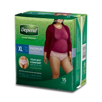 Depend Fresh Protection Incontinence Underwear For Women - BeHope