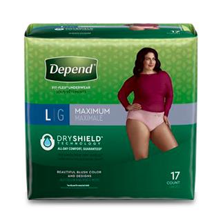 Depend Fresh Protection Incontinence Underwear For Women - BeHope
