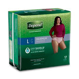 Depend Fresh Protection Incontinence Underwear For Women - BeHope