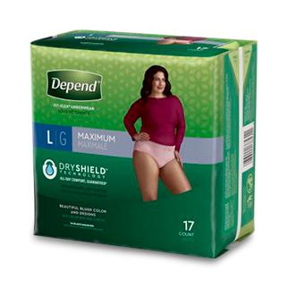 Depend Fresh Protection Incontinence Underwear For Women - BeHope