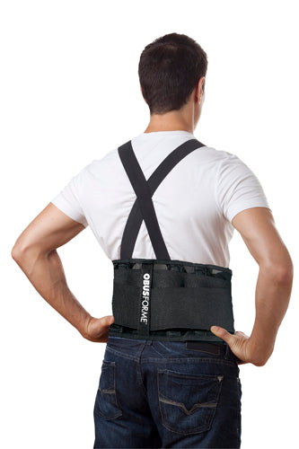 Ceinture dorsale unisexe taille M/L noire Obusforme