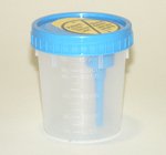 Urine Specimen Container with Integrated Transfer Device Vacutainer® 120 mL (4 oz.) Screw Cap Unprinted Sterile - BeHope