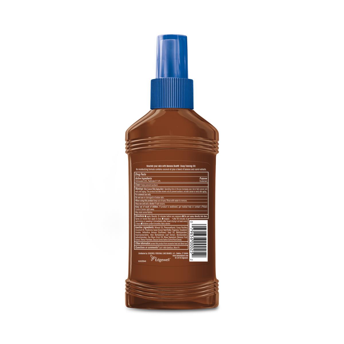 Banana Boat Tanning Dry Oil Spray With Coconut - BeHope