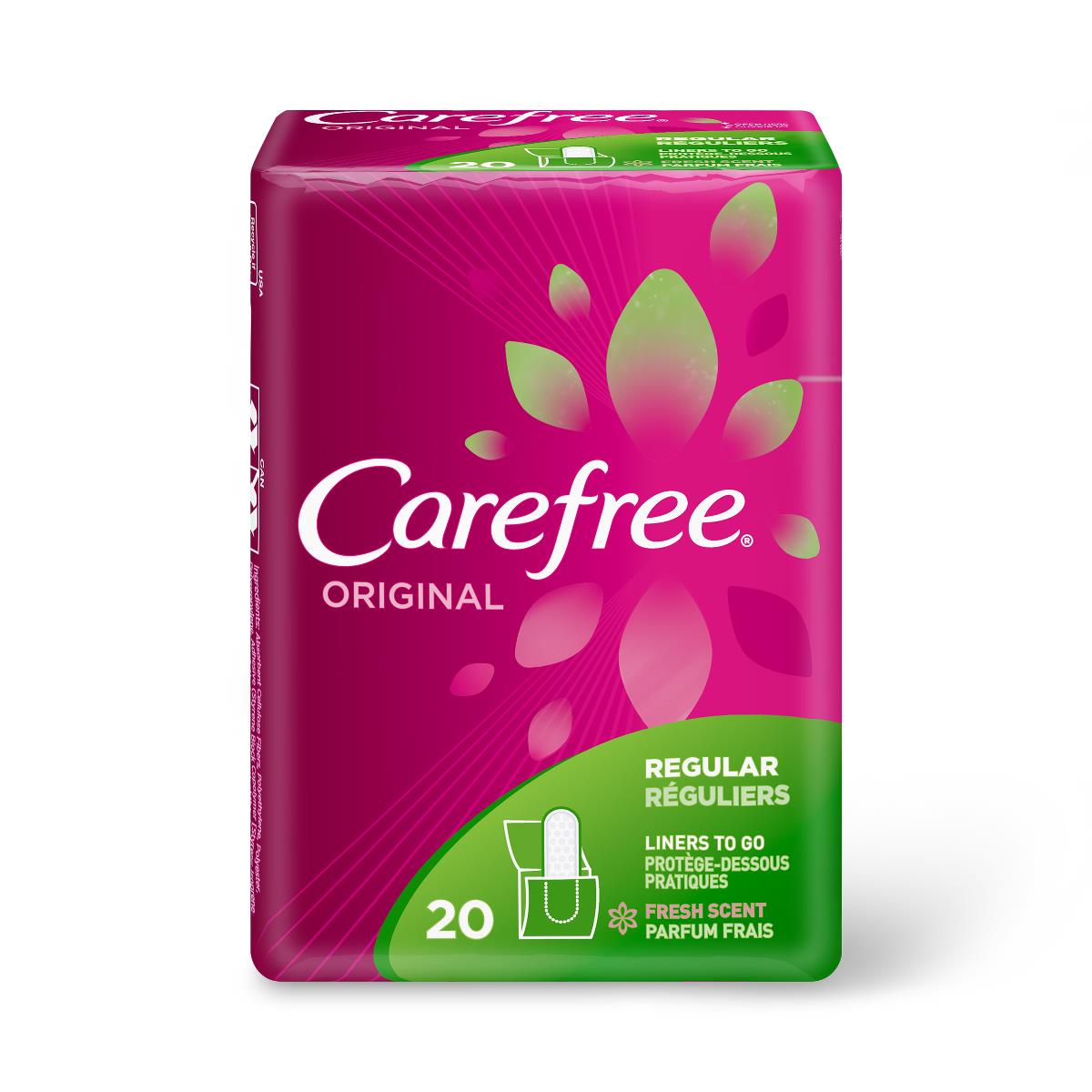 Carefree Scented Pantiliners with Baking Soda