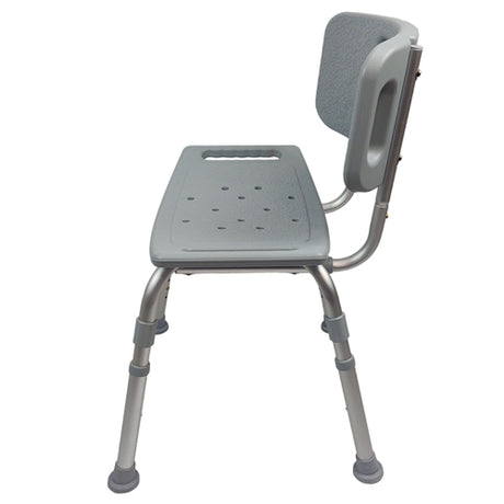 Chaise de douche avec dossier, parfaite pour la salle de bain, par Blue Jay Cs/4