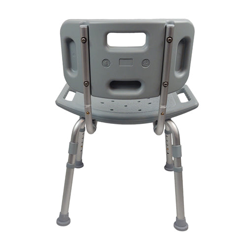 Chaise de douche avec dossier, parfaite pour la salle de bain, par Blue Jay Cs/4
