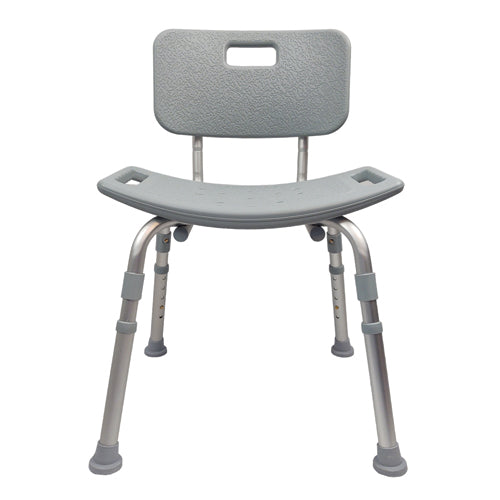 Chaise de douche avec dossier, parfaite pour la salle de bain, par Blue Jay Cs/4