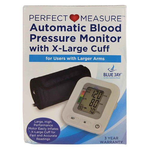 Tensiomètre entièrement automatique avec brassard extra large et 4 piles AA
