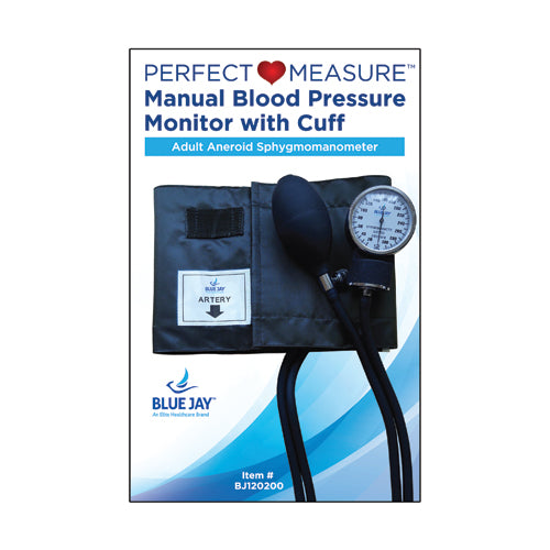 Perfect Measure Manual Blood Pressure with Cuff  Blue Jay