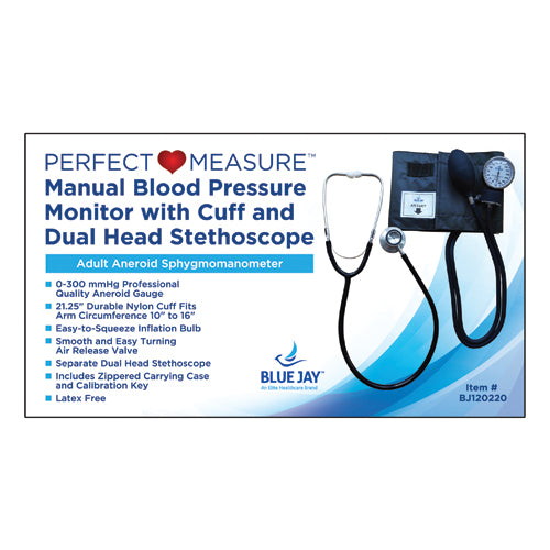 Tensiomètre manuel Perfect Measure avec stéthoscope