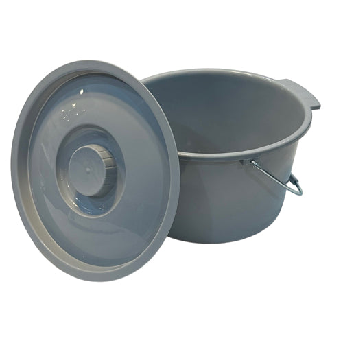 Seau commode pratique avec couvercle et poignée 7,5 Qt Cs/6