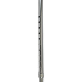 Cane  Round Handle  Blue Jay Silver with Vinyl Comfort Grip