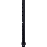Cane  Soft Foam Offset Handle  Blue Jay  Black with Strap