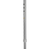 Cane  Soft Foam Offset Handle  Blue Jay  Silver with Strap