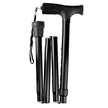 Cane Folding Blue Jay Black Pistol Grip 33 - 37 - BeHope