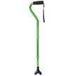 Cane Offset Blue Jay Green With Foam Handle - BeHope