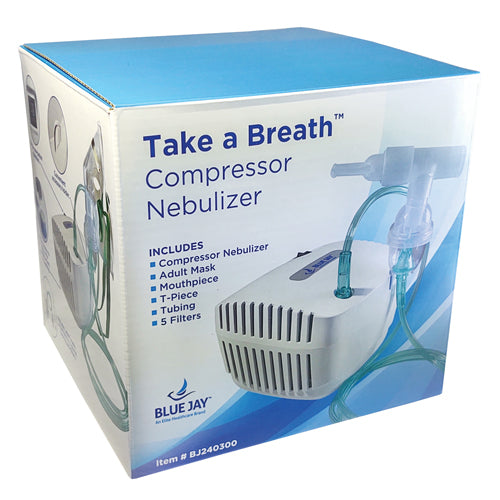 Nebulizer Compressor w/Dispsbl Nebulizer Kit  Take a Breath