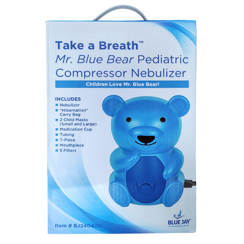 Mr. Blue Bear Pediatric Compressor Nebulizer  Blue Jay
