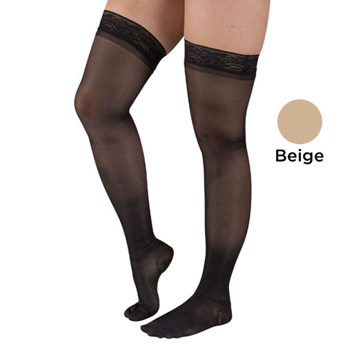 Bas de contention fermes pour cuisses, grande taille, 20-30 mmHg, CT