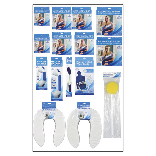 Planogramme de soins pour le bain 3' x 60