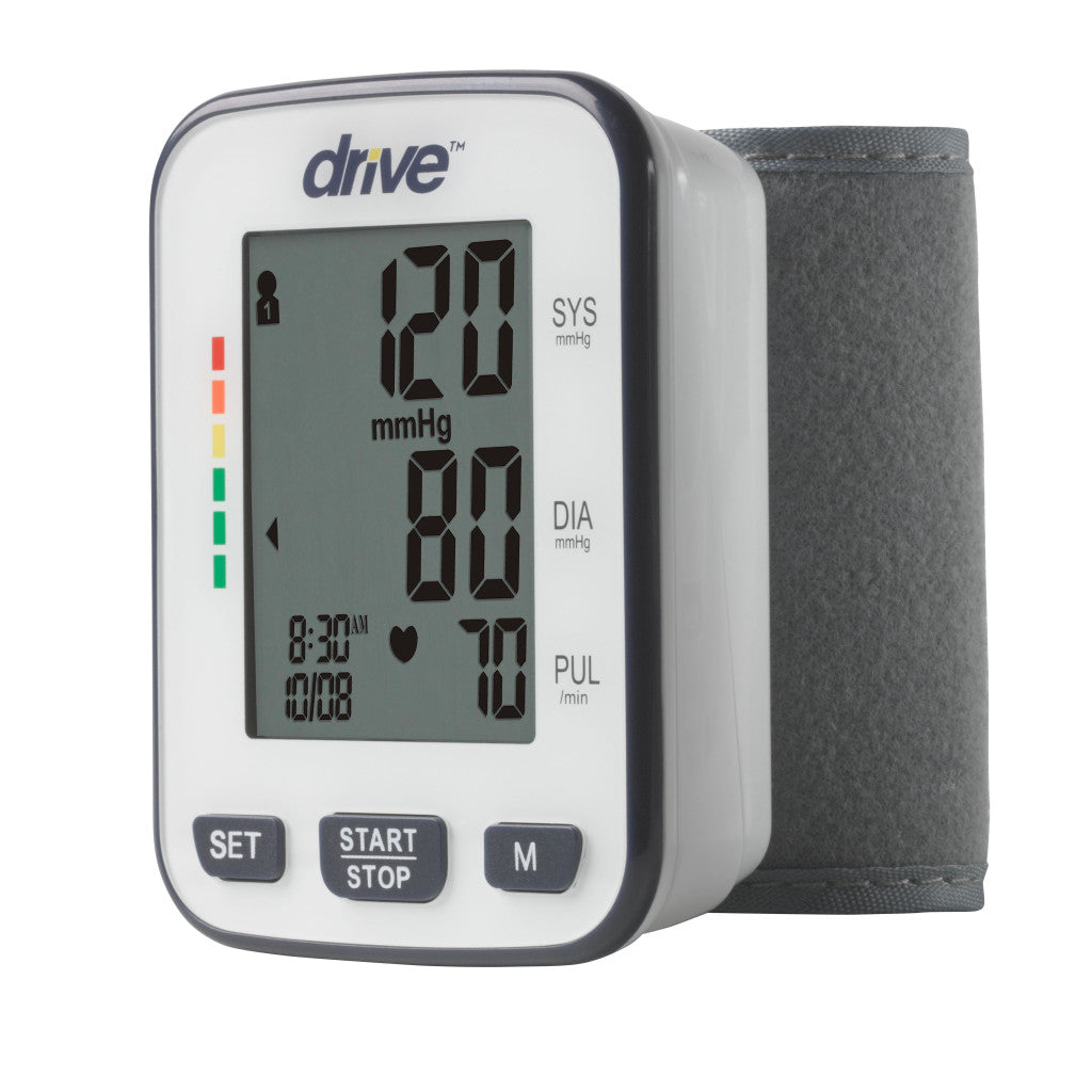 Deluxe Automatic Blood Pressure Monitor, Wrist -BeHope