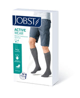 Jobst Activewear Knee High Compression Stockings, Closed Toe, 15-20mmhg - PR of 1