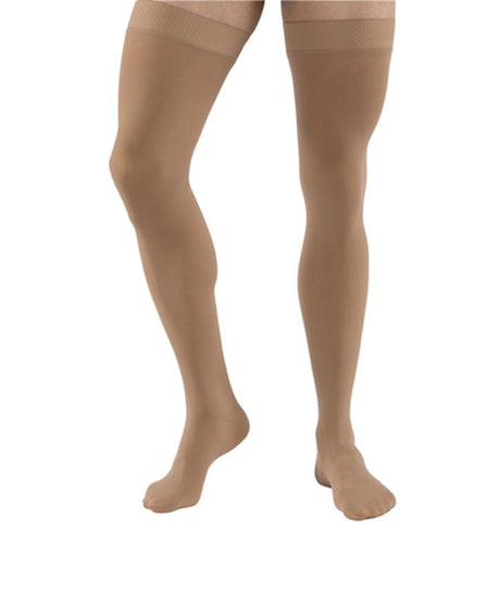 Jobst Thigh-high Compression Stocking - 20-30mmhg, Beige, Open Toe, Unisex
