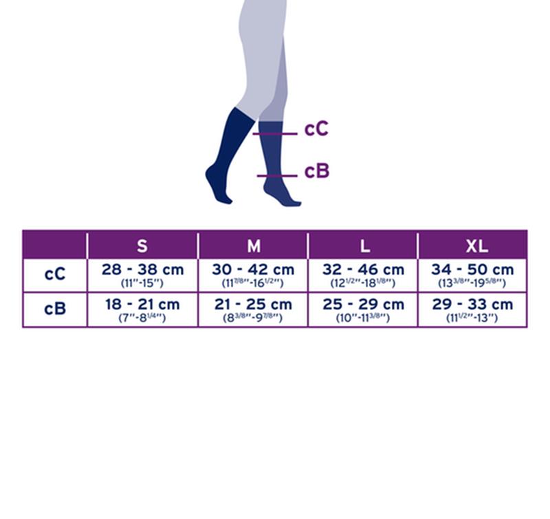 Jobst Sport Stocking Unisex, 15-20mmhg, Closed Toe - PR of 1