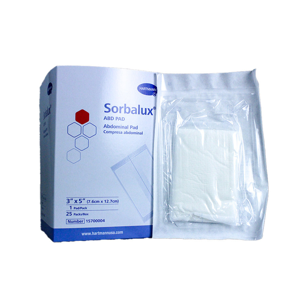 Abdominal Pad Sorbalux® Abd 3 X 5 Inch Sterile 1 Per Pack - Behope