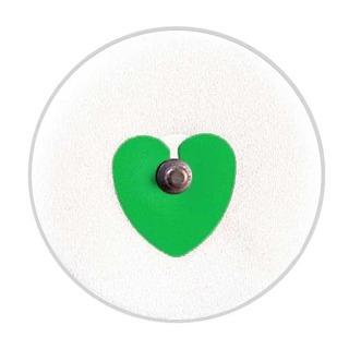 Ecg Stress Electrode Dyna/trace Snap Connector Wet Gel Foam Backing Adult Radiolucent 5 Per Pack - Behope